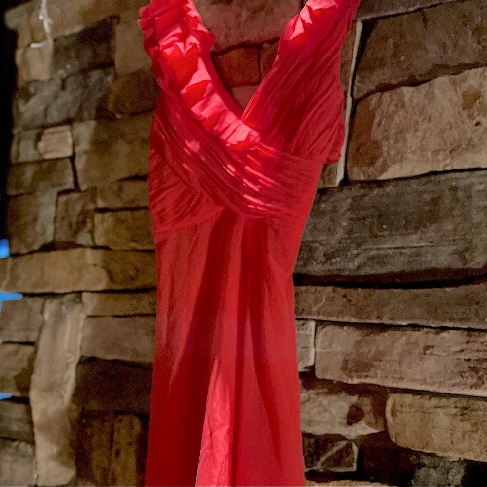 Bebe Pink Ruffle Dress - Picture 5 of 7